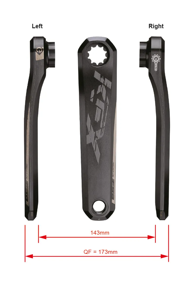 FSA Bosch G4 ISIS KFX Ebike Chainset CK-9011/IS Black